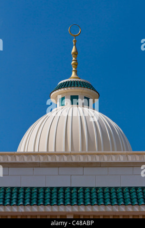 Closeup of a mosque dome in the Jumeirah district of Dubai, UAE. Stock Photo