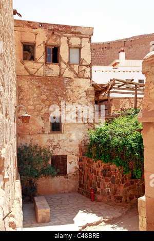 The Burning Bush and fire extinguisher where God appeared to Moses at St. Catherine's Monastery, South Sinai Peninsula, Egypt Stock Photo