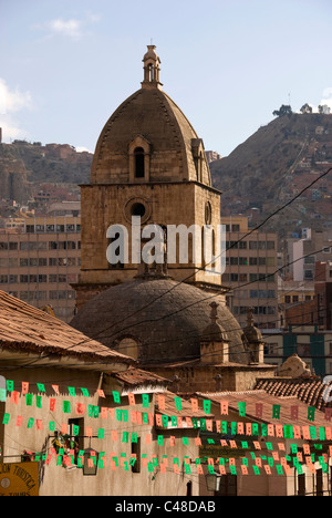 Bolivia La Paz Iglesia de San Francisco church, 1744-53. Stock Photo