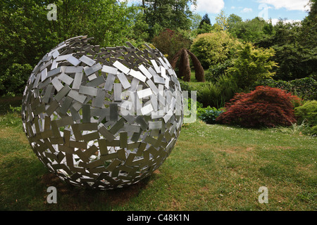 The Contemporary Sculpture Garden, Burghley House, near Stamford, Cambridgeshire. Stock Photo