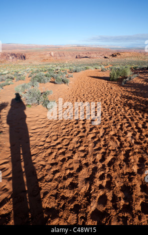 horseshoe bend  region scenic viewpoint page Arizona USA Stock Photo