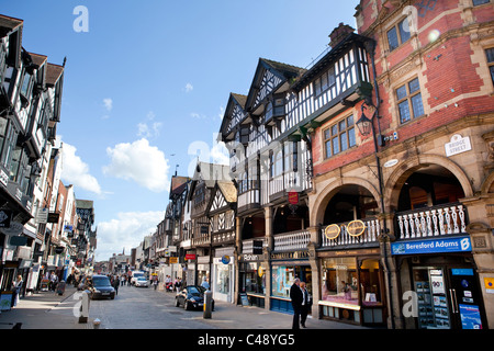 Chester city centre Stock Photo