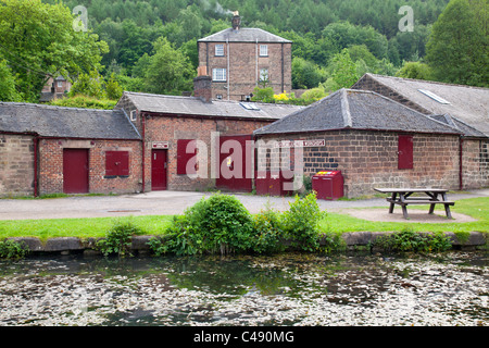 Cromford Canal, High Peak Junction, Derbyshire, England Stock Photo