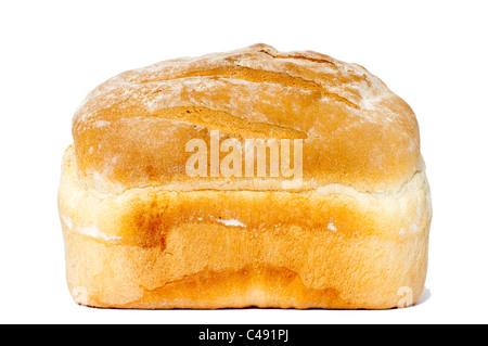 Fresh Uncut Loaf Of Bread Stock Photo