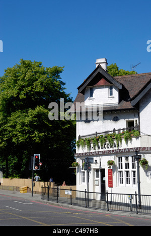 The Woodman public house in Highgate, London, England Stock Photo