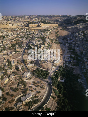 Aerial view of the biblical city of David in Jerusalem Stock Photo - Alamy