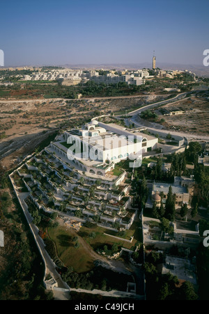 Aerial photograph of the Mormon center on mount Scops in Jerusalem Stock Photo