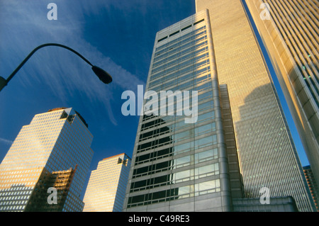 Photograph of downtown New York City in the United States of America Stock Photo