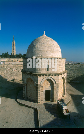 Photograph of the place of Asension on the mountain of Olives Stock Photo