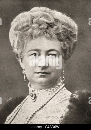 Augusta Victoria of Schleswig-Holstein, 1858 – 1921. Last German Empress and Queen of Prussia. Stock Photo