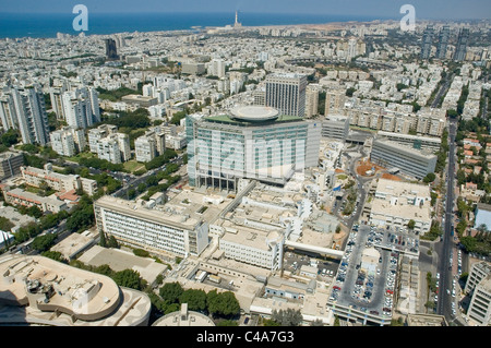 Aerial photograph of Sourasky's medical center in Tel Aviv Stock Photo