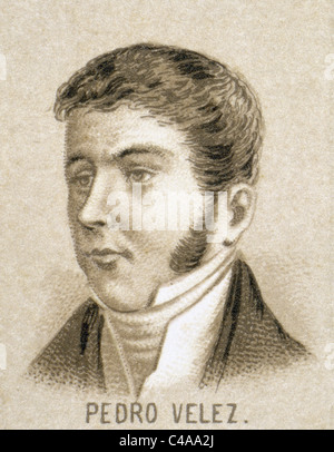 Pedro Velez (1787-1848). Mexican politician and lawyer. He was also head of Governing Board of Mexico in 1829. Stock Photo