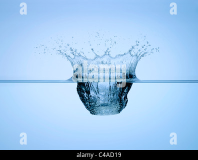 A splash in water Stock Photo