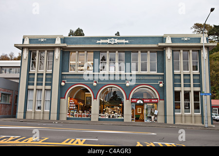 Art DECO CENTRE shop in Napier , New Zealand Stock Photo