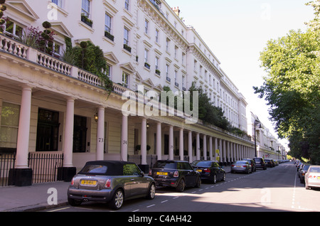 Houses in Eaton Square London SW1 England Stock Photo