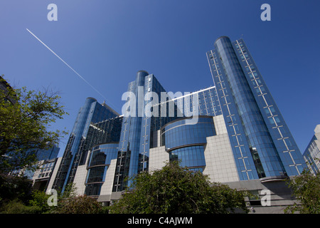 european parliament building brussels Stock Photo