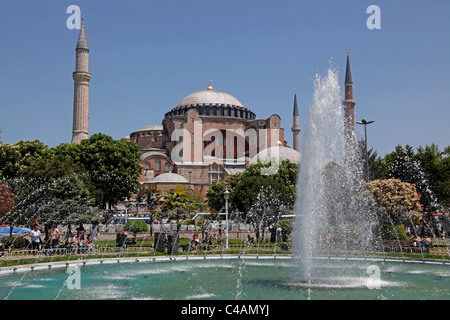 The Hagia Sophia or Aya Sofya Mosque in Istanbul, Turkey Stock Photo