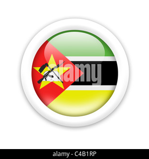 Flag of Mozambique Stock Photo