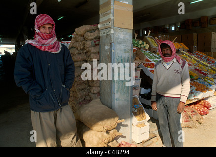 Kuwait City Kuwait Iranian Vegetable Market Foreign Workers Stock Photo