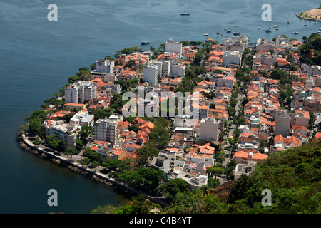 Aerial View of Urca Neighborhood in the City of Rio de Janeiro, Brazil  Stock Photo - Alamy