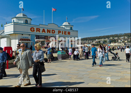 Grand Pier, Weston Super Mare, Somerset, UK Stock Photo