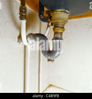 U Bend Pipe Under Sink Stock Photo - Alamy