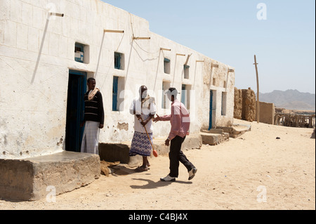 Maydh village at the Gulf of Aden, Somaliland, Somalia Stock Photo