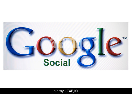 google logo on laptop screen, photo taken on June 8th, 2011, Bulgaria Stock Photo