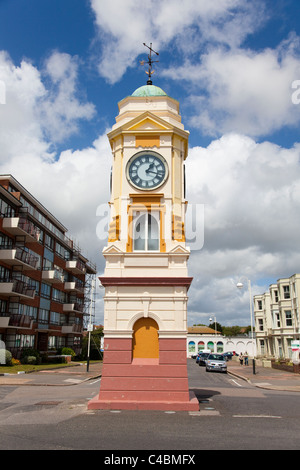 Clock Tower celebrating Edward VII's coronation, Bexhill-on-Sea, East Sussex, UK Stock Photo