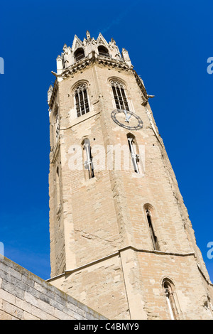 Bell tower of the Seu Vella (Old Cathedral), Lleida (Lerida), Catalunya, Spain Stock Photo