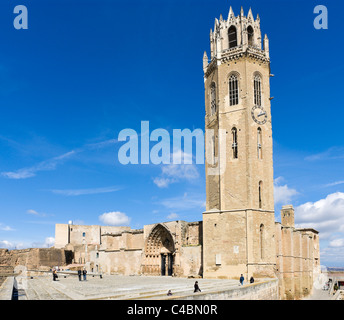 The Seu Vella (Old Cathedral), Lleida (Lerida), Catalunya, Spain Stock Photo
