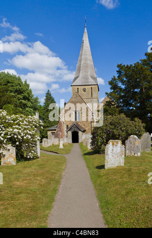 St James Church, Shere, Surrey, England Stock Photo
