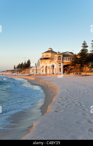 View along Cottesloe Beach, Perth, Western Australia, Australia Stock Photo