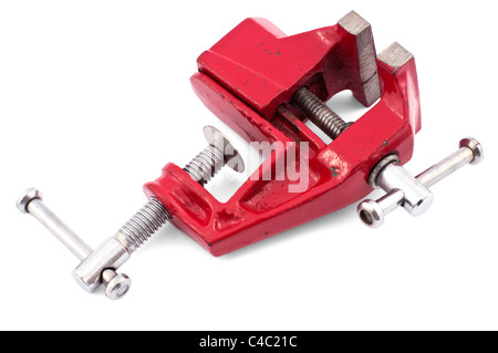 Red jew vise isolated on white Stock Photo