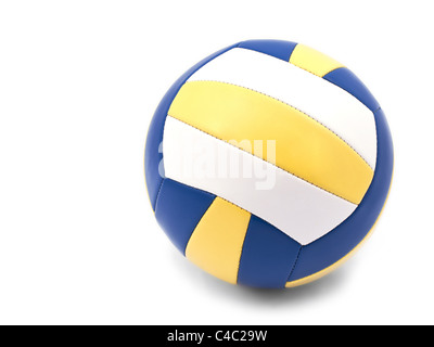 Volleyball ball isolated on white Stock Photo