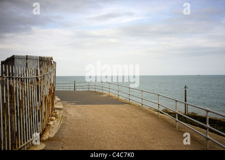 seafront between Portsmouth and Southsea Stock Photo