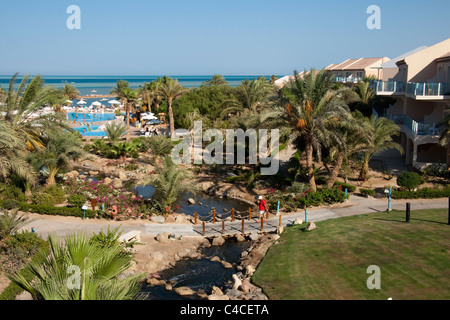 Movenpick hotel, El Gouna, Red Sea, Egypt Stock Photo