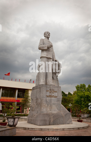 Ho Chi Minh statue, Cao Bang, North Vietnam Stock Photo