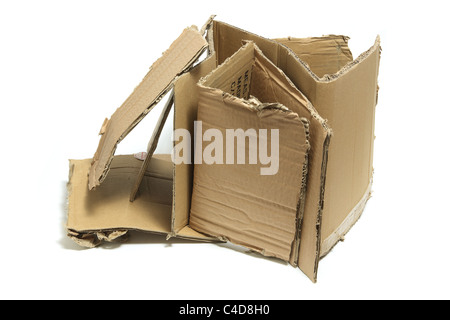 Cardboard Pieces Stock Photo