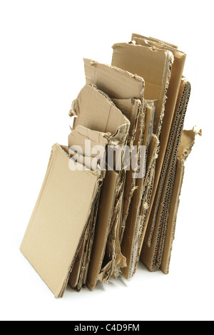 Stack of Cardboard Pieces Stock Photo