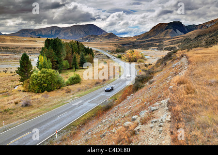 Travel around New Zealand Country side Stock Photo