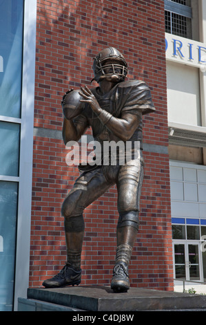 University of Florida Heisman Trophy Football winners statues Danny Wuerffel Stock Photo