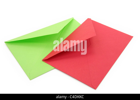 colorful envelopes, concept of communication Stock Photo