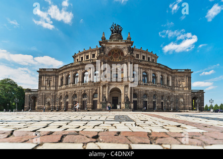 Semperoper  (Semper Opera House)  Dresden Stock Photo