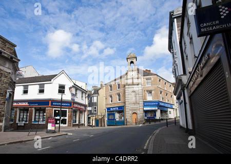 Bodmin town centre in Cornwall, UK Stock Photo