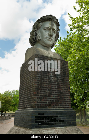 Statue of Sir Joseph Paxton creator of Crystal Palace Stock Photo