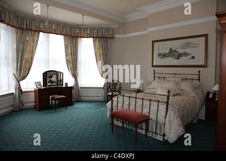 The Mansion House in Cardiff, South Wales. The official residence of the Lord Mayor of Cardiff, now a Grade II Listed Building. Stock Photo