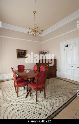 The Mansion House in Cardiff, South Wales. The official residence of the Lord Mayor of Cardiff, now a Grade II Listed Building. Stock Photo