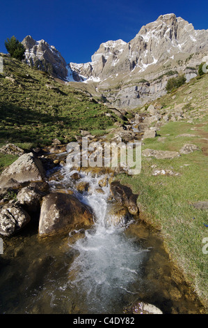 Partacua Mountains in Tena Valley, Pyrenees, Spain Stock Photo