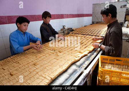 biscuit factory in herat, Afghanistan Stock Photo